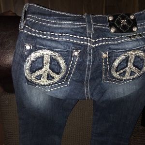 Miss Me Jeans, size 25, bootcut.